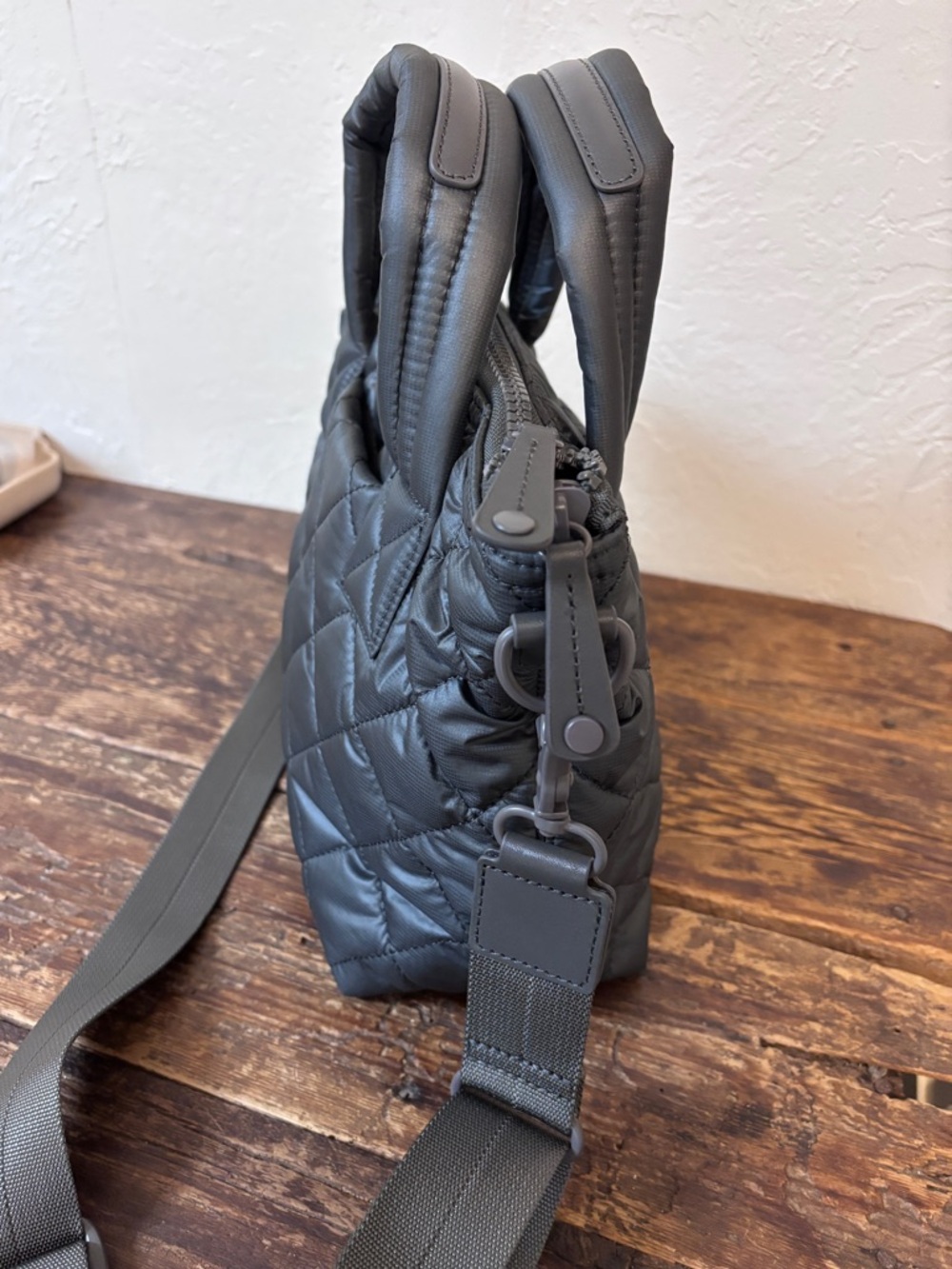 Quince Quilted Crossbody Tote - Picture 4 of 6